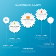 Gear Infographic Elements