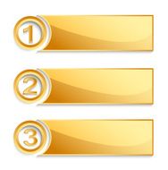 modern golden position banner