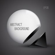 Abstract modern background Geometrical shapes Futuristic composition Vector
