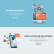 Flat design illustration concept