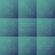 Vector circle arrows infographics set Template for diagram gra N3
