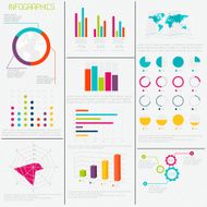 Set of Timeline Infographic Design Templates N18