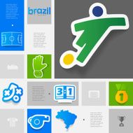 football soccer infographic N375