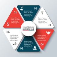 Vector circle element for infographic N60