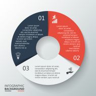 Vector circle element for infographic N61