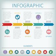 Timeline Infographic vector design template N11