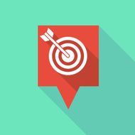 Tooltip icon with a dart board