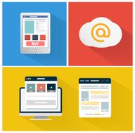 Modern app icon of browser business concept