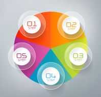 Infographics - 4 steps N6