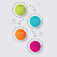 Vector colorful info graphics for your business presentations N235
