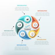 Modern infographics options banner N515