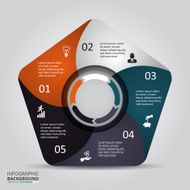 Vector circle elements for infographic N17