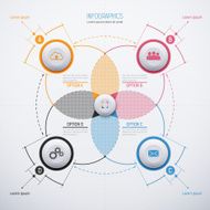 Modern vector abstract template for infographic11