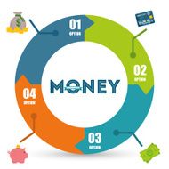 Money infographic design N28