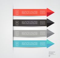 Arrow infographics elements