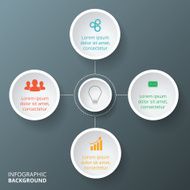 Vector circle infographic N67
