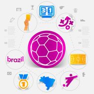 football soccer infographic N378