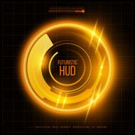Abstract HUD futuristic background Vector illustration N2