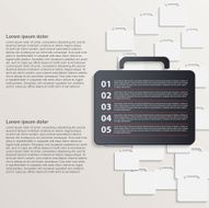 Abstract paper infographic N62