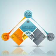 Infographic with three options N3