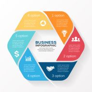 Circle infographic diagram presentation graph N11