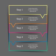Vector lines arrows infographic N20