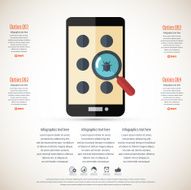 Virus detecting infographic N5