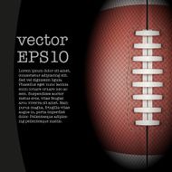 Dark Background of American Football ball Vector Illustration N2