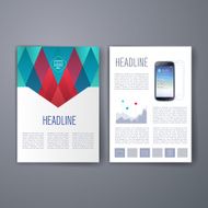 Templates Design Set of Web Mail Brochures Mobile Technology Infographic N291