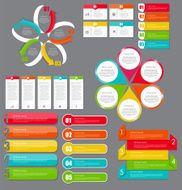 Infographic Design Elements Set for Your Business Vector Illustr N2