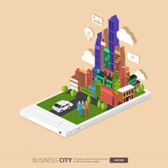 City on smartphone N7