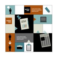 Flat tab diagram scheme infographic Simply editable design with icons N10