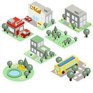 Set of the Isometric City N3