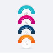 Vector colorful info graphics for your business presentations N238