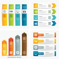 set of infographic templates N15