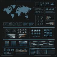Graphic design element for infographic