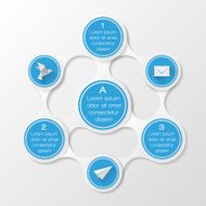 Metaball diagram Infographic elements N3