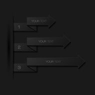 Set of arrow banners