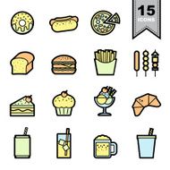 Food Icons set N43