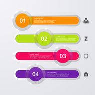 Vector illustration infographics four options N79