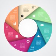 Modern vector info graphic for business project N205