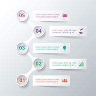Vector elements for infographic N8