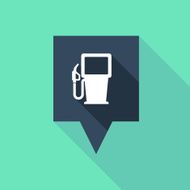 Tooltip icon with a gas station