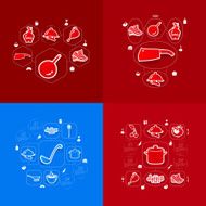 restaurant sticker infographic N9