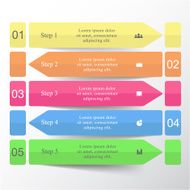 Vector lines arrows infographic N21