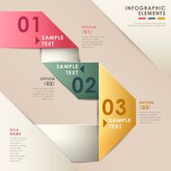 vector abstract 3d paper infographics N51