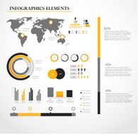Human infographic vector illustration
