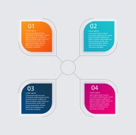 Vector colorful info graphics for your business presentations N239