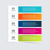 Vector colorful info graphics for your business presentations N244