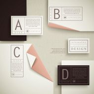 elegant infographic template design N2